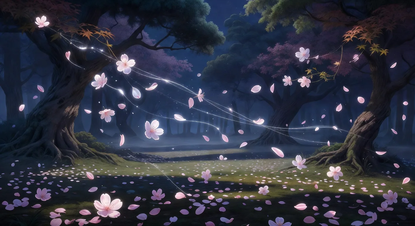 桜と月